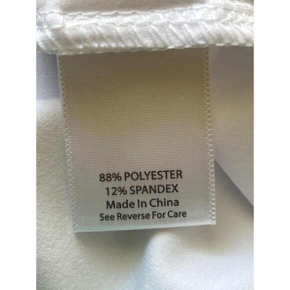 Lillie Green Sleeveless Polo Shirt XL Green & White Womens Activewear Top UPF 50 - Picture 6 of 8